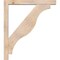 Ekena Millwork Funston Block Smooth Bracket w/ Offset Brace, Douglas Fir, 5 1/2"W x 42"D x 48"H BKT0604X42X48FST05SDF - alternate 4